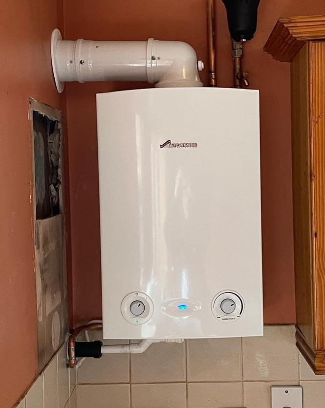 new Worcester boiler installation in telford, shropshire